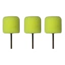 D-CON Krauss Micro Polishing Cone Hard Yellow 30mm (set of 3)