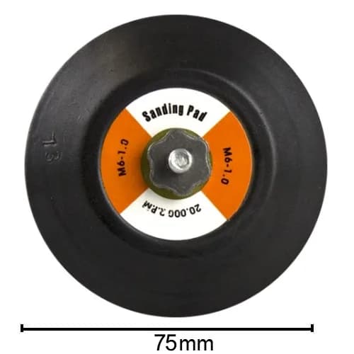 AC Delco Mini Backing Plate 3 Inch M6, afbeelding 2