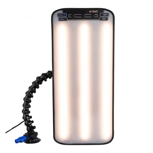 DNE MaksMaster MG2 PDR-Lampe 6 LED mit Flexarm und Saugnapf 2