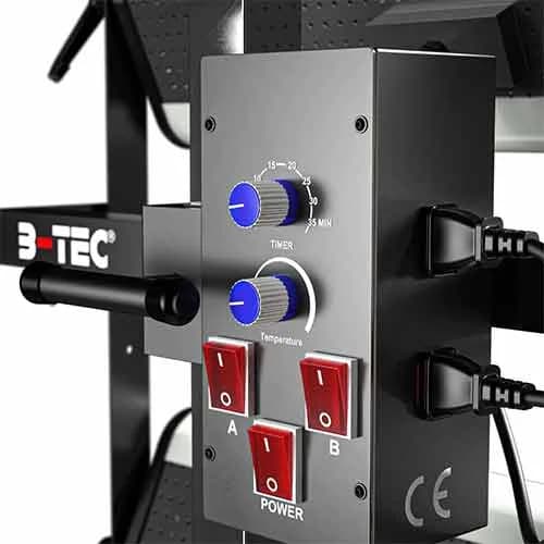 B-TEC IR-X2 Kortegolf Infraroodlamp 2 Cassettes 230V, afbeelding 2
