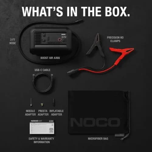NOCO Boost Air AX65 Starthilfe 12V 2000A mit Luftkompressor 3