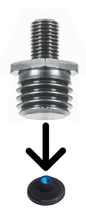 Chemical Guys Good Screw Boor-adapter voor Rotary Backing Plates, afbeelding 2