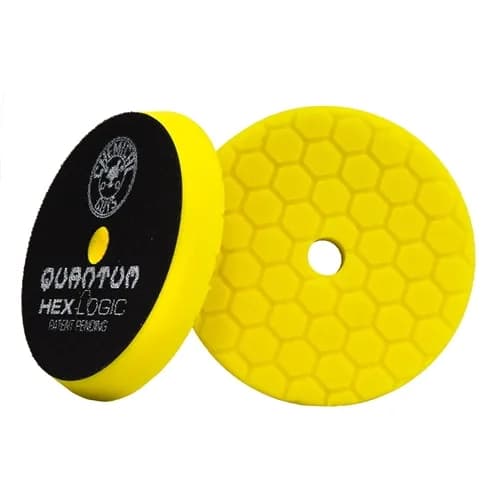 Chemical Guys Hex-Logic Quantum Heavy Cutting Pad Yellow 5.5", afbeelding 6