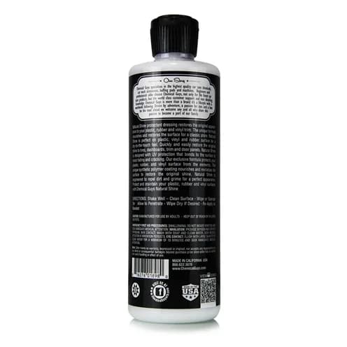 Chemical Guys Natural Shine Satin Dashboard Dressing