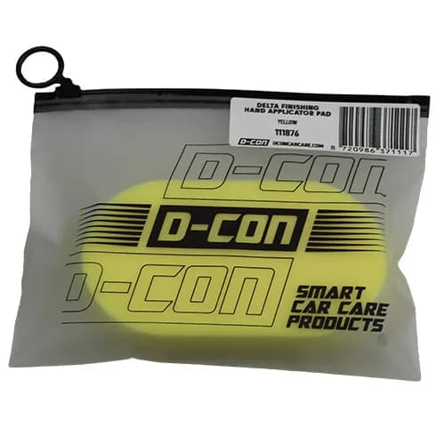 D-CON Delta Finishing Hand Applicator Pad Yellow
