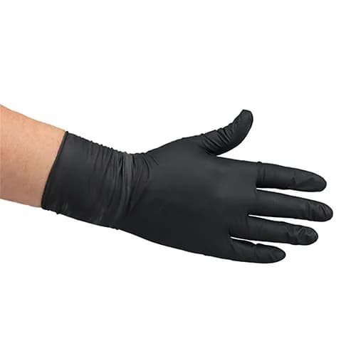 COLAD Zwarte Wegwerp Nitril Handschoenen (60-pack), afbeelding 2