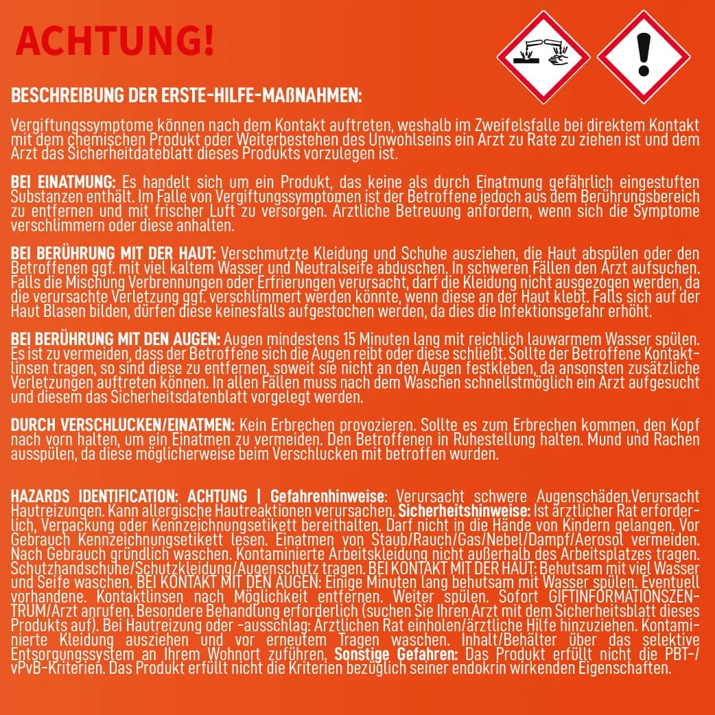 D-CON Orange Ontvetter & Cleaner Concentrate, afbeelding 5