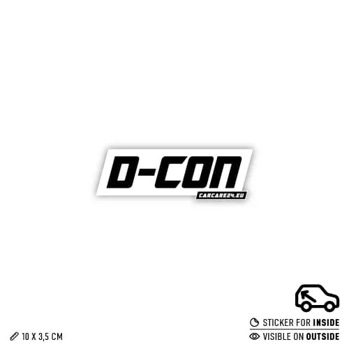 D-CON Window Sticker Innen