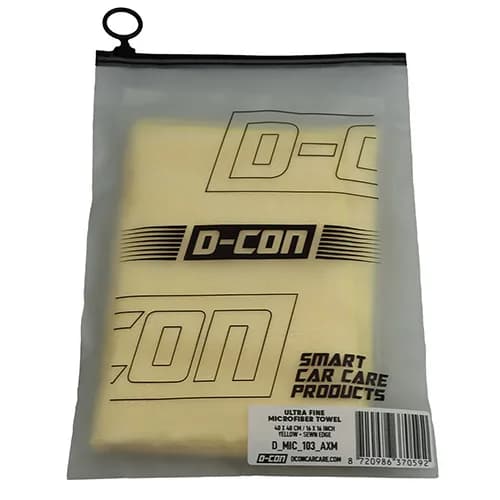 D-CON Ultra Fine Microvezeldoek Geel 40x40cm 3