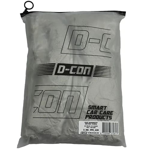D-CON Wool Mammoth Microvezel Droogdoek Grijs 60x90cm, afbeelding 3