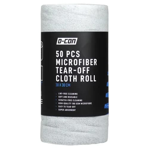 D Con Workhorse Microfiber Roll Grey 30×30cm 50-pack