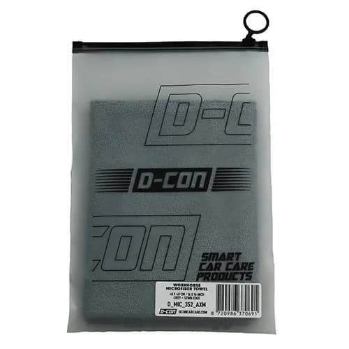 D Con Workhorse Microfiber Towel Grey 40×40cm, afbeelding 3