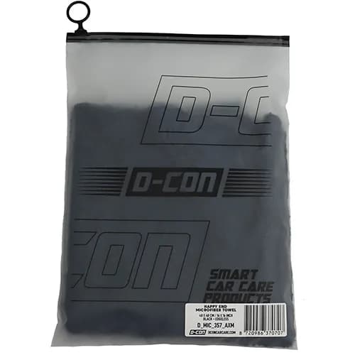 D-CON Happy End Randloze Microvezeldoek Zwart 40x40cm, afbeelding 4