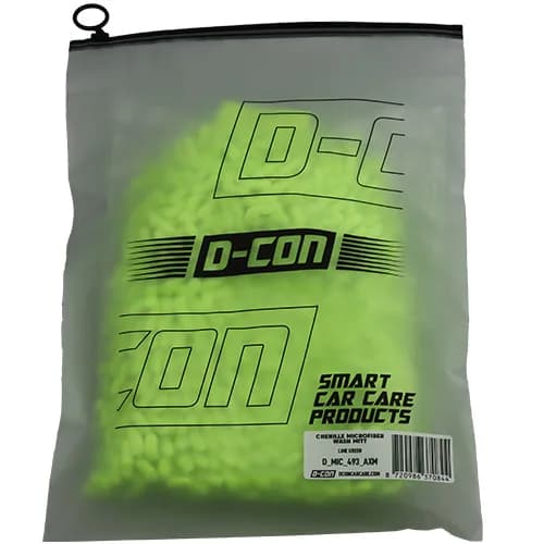 D-CON Chenille Microvezel Washandschoen Groen
