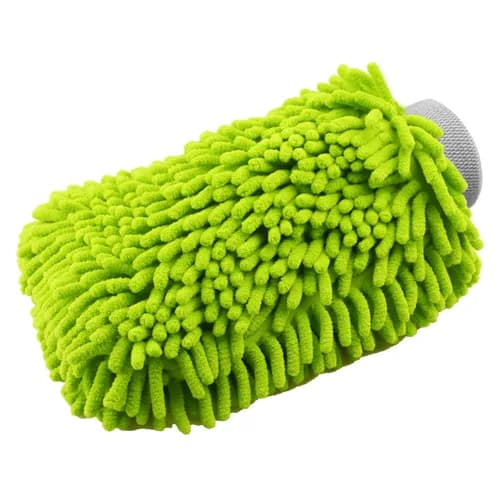 D-CON Chenille Microvezel Washandschoen Groen, afbeelding 2