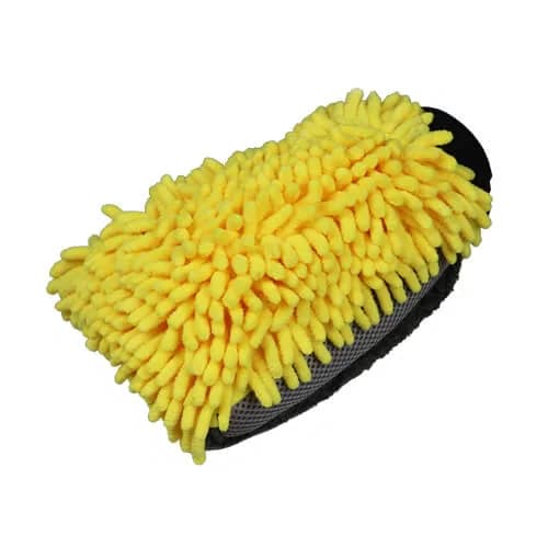 D-CON 3-Way Microvezel Washandschoen Geel/Grijs