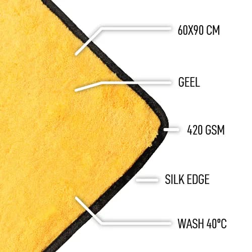 D-CON Miracle Dryer Droogdoek Geel, afbeelding 3