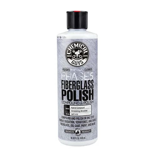 Chemical Guys Phase 5 Polish Glasvezel, Polyester & Gelcoat