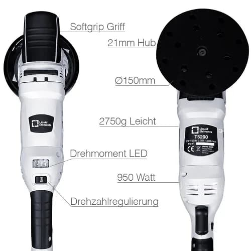 Liquid Elements T5200 Orbital Polisher 21mm Throw 3