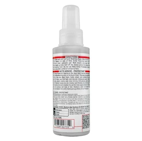 Chemical Guys Moto Armor Kunststof & Rubber Verzorging 3