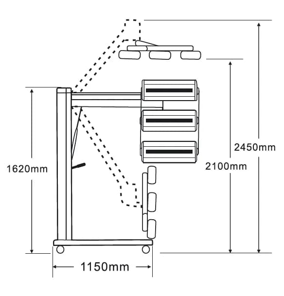 Krauss Infrarot-Lacktrockner 300AX mit Gestell 2