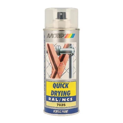 MoTip Industrie Acryl-Sprühdose Lichtgrau RAL7035 400ml