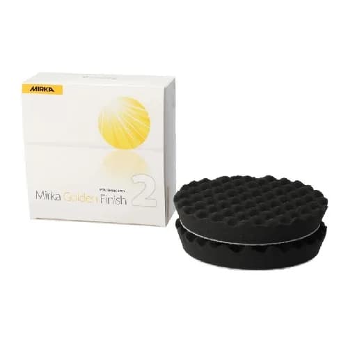 Mirka Golden Finish Pad 2 Schwarz (2 Stück)