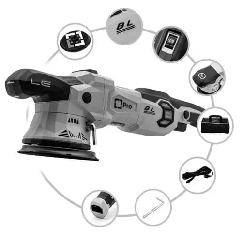 Liquid Elements T4500 Excentrische Polijstmachine 15mm